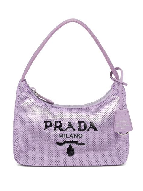 green sequin prada bag|re nylon mini bag prada.